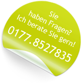 Ich berate Sie gerne! 0172.5777007